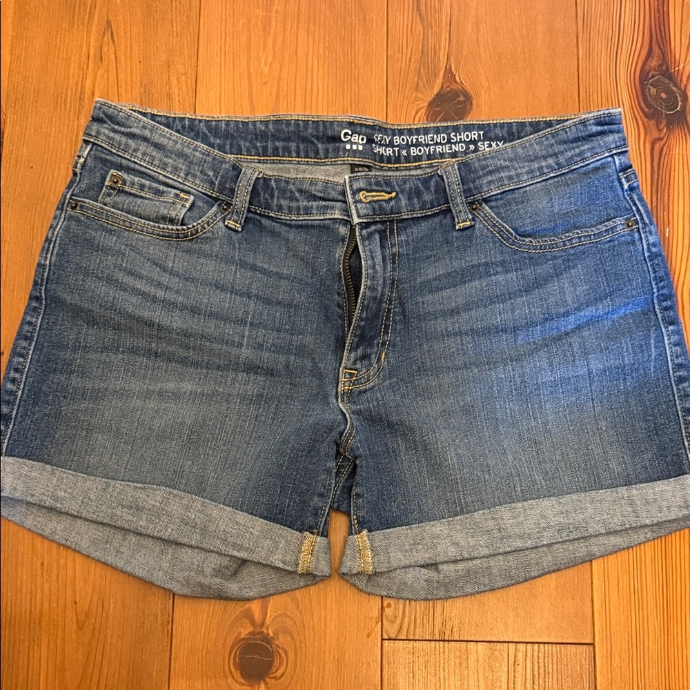 GAP Women's Rolled Hem Denim Shorts